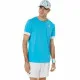 Camiseta Deportiva de Manga Corta Asics Court Ss Top Azul cielo Tenis