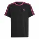 Child's Short Sleeve T-Shirt Adidas Essentials Black