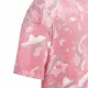 Child's Short Sleeve T-Shirt Adidas Jg Fi Aop Pink