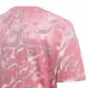 Child's Short Sleeve T-Shirt Adidas Jg Fi Aop Pink