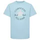 Camiseta de Manga Corta Infantil Converse Sustainable Core Sse Azul cielo