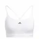 Sports Bra Adidas Aeroreact Ls P White