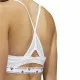 Sports Bra Adidas Aeroreact Ls P White