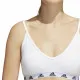 Sports Bra Adidas Pureb Ls White