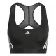 Sports Bra Adidas Pwr Ms 3S Black