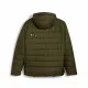 Men's Sports Jacket Puma Essentials Hooded Padded Dark green