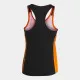 Camiseta de Tirantes Mujer Joma Sport Elite VIII Negro Naranja