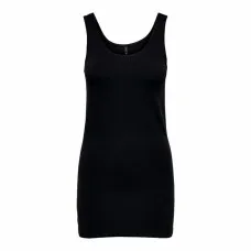 Tank Top Women Only Onllive Love Long Black