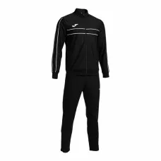 Chándal para Adultos Joma Sport Victory Negro Infantil Hombre 2 Piezas
