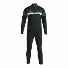 Chándal para Adultos Joma Sport Danubio III Negro Hombre 2 Piezas