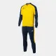 Tracksuit for Adults Joma Sport Eco Championship Yellow Navy Blue Children's Men 2 Pieces