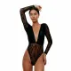 Body Black Limba  Long Sleeve Sade Negro