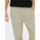 Pantalón de Chándal para Adultos Only & Sons Onslinus Crop Tap 0192 Beige Hombre