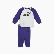 Chándal Infantil Puma Minicats Ess Raglan Jogger Fl Azul marino