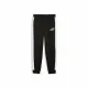 Children's Tracksuit Bottoms Puma Ess Block Black