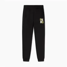 Children's Tracksuit Bottoms Puma Essentials+ Graphic Black