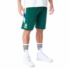 Pantalón Corto Deportivo New Era NBA Milwaukee Bucks Verde