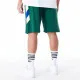 Sports Shorts New Era NBA Milwaukee Bucks Green
