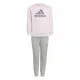 Chándal Infantil Adidas Lk Bos Jog Fleece Rosa