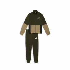 Chándal Infantil Puma Colorblock Poly Suit Caqui Oliva
