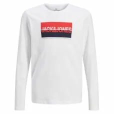 Camiseta de Manga Larga Infantil Jack & Jones Jjnolan Ls Crew Neck