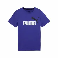 Camiseta de Manga Corta Infantil Puma Essentials + 2 Col Logo