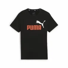 Camiseta de Manga Corta Infantil Puma Essentials+ 2 Col Logo