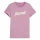 Child's Short Sleeve T-Shirt Puma Essentials+ Script Metallic G