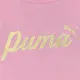 Child's Short Sleeve T-Shirt Puma Essentials+ Script Metallic G
