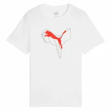 Camiseta de Manga Corta Infantil Puma Essentials+ Logo Lab Graphic