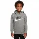 Sudadera con Capucha Niño Nike Club Hbr Gris