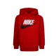 Sudadera con Capucha Niño Nike Club Hbr Rojo