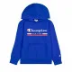 Sudadera con Capucha Niño Champion Azul