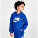 Sudadera con Capucha Niño Nike Club Hbr Azul