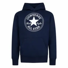 Sudadera con Capucha Niño Converse Chuck Taylor Patch Core Azul marino