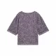 Camiseta de Manga Corta Mujer Puma Train Favorite Aop Crop Mujer Morado