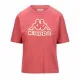 Camiseta de Manga Corta Mujer Kappa Fabra Naranja