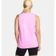 Camiseta para Mujer sin Mangas Under Armour Rosa