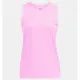 Camiseta para Mujer sin Mangas Under Armour Rosa