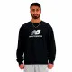 Sudadera sin Capucha Hombre New Balance Sport Essentials Fleece Logo Negro