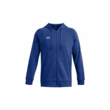 Sudadera con Capucha Hombre Under Armour Rival Fleece Fz Azul