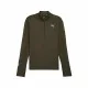Sudadera sin Capucha Hombre Puma Flex 1/4 Zip Verde oscuro
