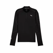 Sudadera sin Capucha Hombre Puma Flex 1/4 Zip Negro