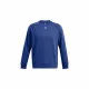 Sudadera sin Capucha Hombre Under Armour Rival Fleece Crew Azul