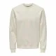 Sudadera sin Capucha Hombre Only & Sons Onsdan Unshed Reg Crew Neck Blanco