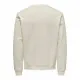 Sudadera sin Capucha Hombre Only & Sons Onsdan Unshed Reg Crew Neck Blanco