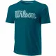 Camiseta de Manga Corta Hombre Wilson Azul