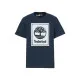 Camiseta de Manga Corta Hombre Timberland Stack Logo Negro
