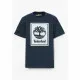 Camiseta de Manga Corta Hombre Timberland Stack Logo Negro
