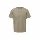 Men’s Short Sleeve T-Shirt Only & Sons Onslevi Life Reg Text Desert Light brown